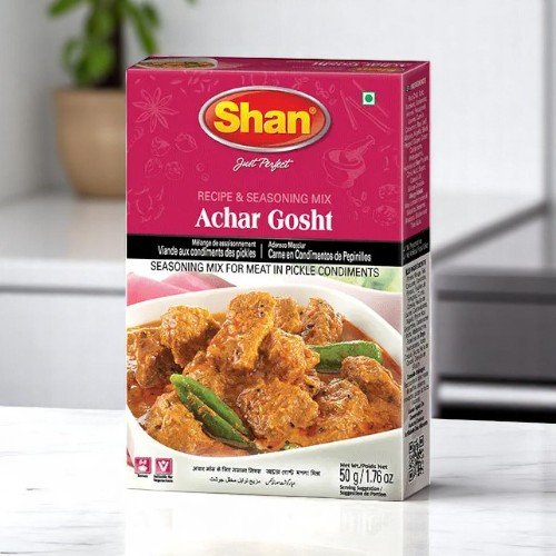 Shan Achar Gosht (Meat) Masala 50 gm box -case