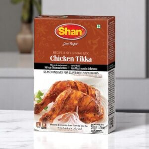 Shan Chicken Tikka (Barbeque) Masala 50 gm box -case