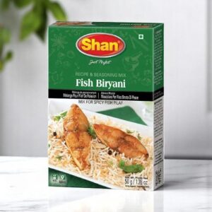Shan Fish Biryani Spice Mix 50 gm box -case