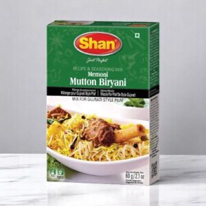Shan Memoni Mutton Biryani Mix 65 gm box -case
