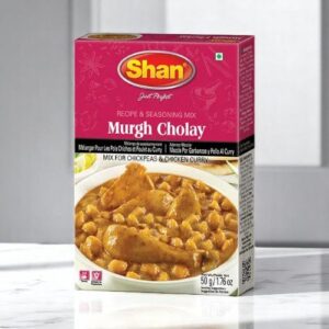 Shan Murgh Cholay Spice Mix 50 gm box -case