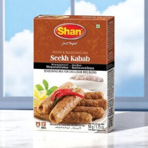 Shan Seekh Kabab Spice Mix 50 gm box -case