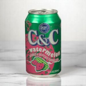 C&C- Watermelon Soda - 24/12 oz cans