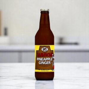 D&G Jamaican- Pineapple Ginger Soda - 24/12 oz glass bottles