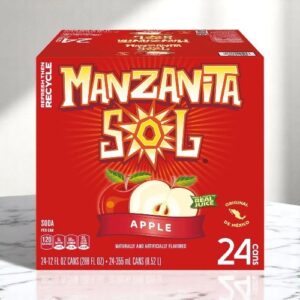 Manzanita Sol - Apple Soda - 24/12 oz can
