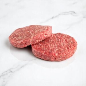 Frozen Restaurant Quality - Halal All Beef Hamburger Patties - 4/1 (4 oz), 80/20, IQF - 10 lbs