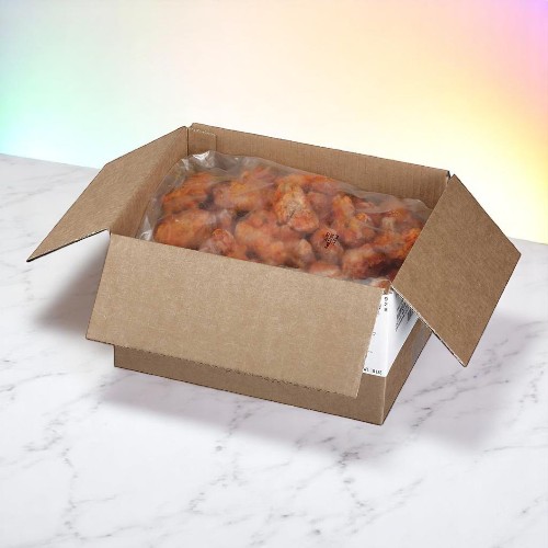 Frozen Tyson - Fully Cooked, Oven Roasted Bone-In Wings, Medium, 100 Pieces, 10 lbs