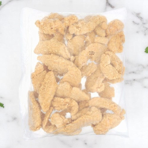Frozen Tyson - Uncooked, Southern Style, Chicken Tenderloin Fritters, 1.06 Oz, 75 Pieces- 10 lbs