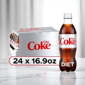 Diet Coke Bottles, 16.9 fl oz, 24 Pack