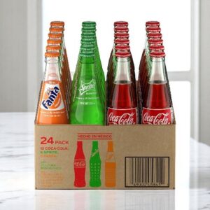 Coca-Cola, Fanta, Sprite Variety Pack - Mexico Glass Bottles, 355 mL, 24 Pack