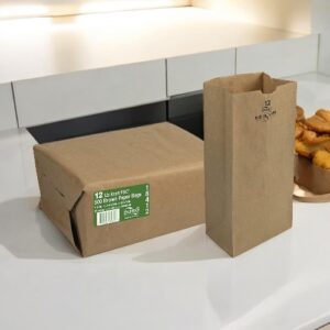 DURO 20 Kraft FSC 500 Brown Paper Bags (8 1/4 in. x  5 5/16 in. x 16 1/8 in.)
