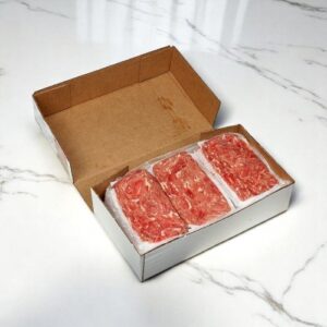 Frozen Halal Philly-Style Steaks - 4oz portions, 10 lbs