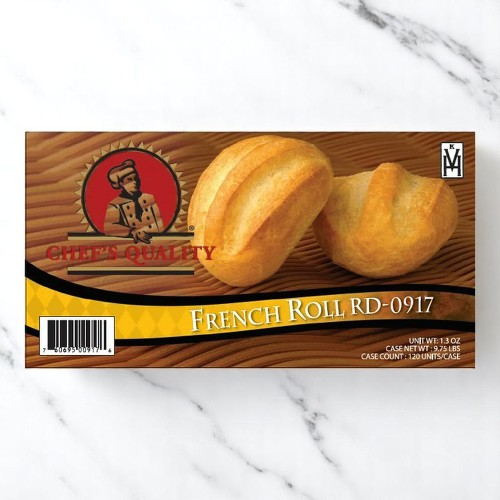 Frozen Chef's Quality - French Dinner Roll - 120/1.3 oz