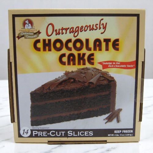 Frozen Chef's Quality - Flourless Chocolate Cake - 14 slices