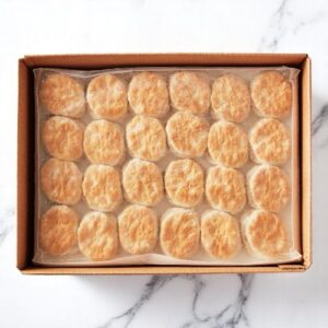 Chef's Quality Frozen Baked Biscuits 2.25oz Easy Spilt Golden Buttermilk - 60 ct