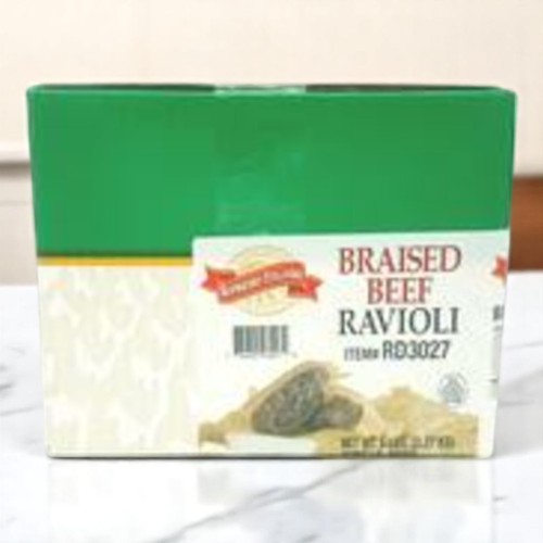 Frozen Supremo Italiano - Braised Beef Ravioli - 5 lbs
