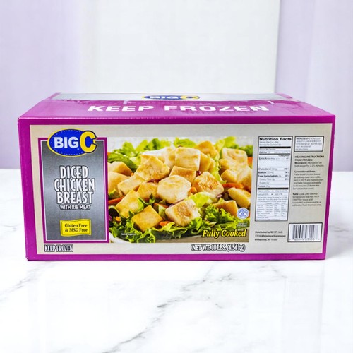 Frozen Big C - Diced Chicken Breast - 10 lb Box