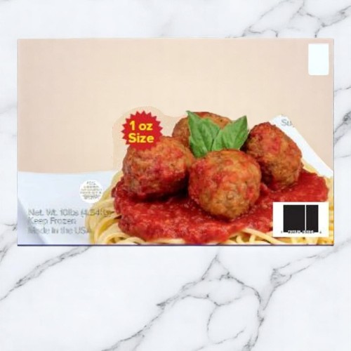Frozen Mama Isabella - Beef Meatballs, 1 oz each - 10 lbs