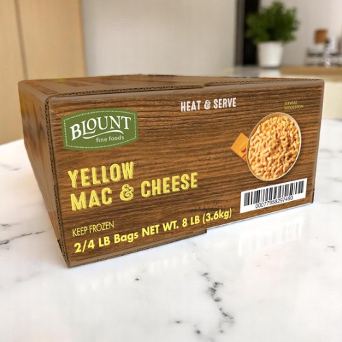 Frozen Blount - Yellow Mac & Cheese - 2/4 lbs