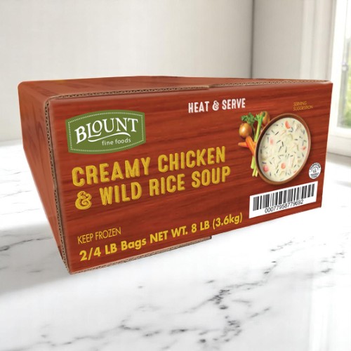 Frozen Blount - Creamy Chicken & Wild Rice Soup - 2/4 lbs