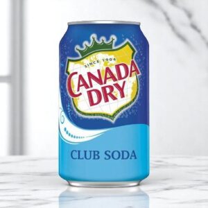 Canada Dry Club Soda - 24/12 oz cans