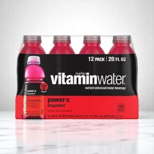 VitaminWater - Power-C, Dragonfruit - 20 fl oz, 12 Pack