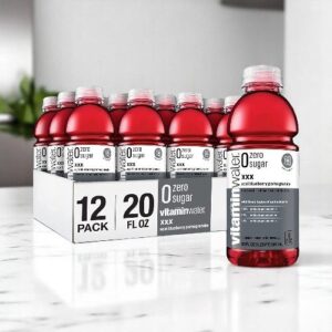 VitaminWater - XXX, Acai Blueberry Pomegranate Bottles, 20 fl oz, 12 Pack
