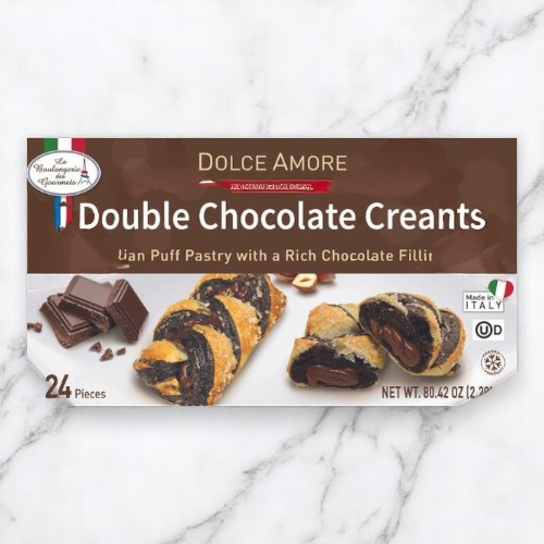 Frozen La Boulangerie des Gourmets - Dolce Amore, Double Chocolate Cream Pastry - 24 Ct