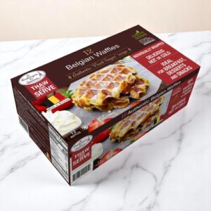 Frozen La Boulangerie des Gourmets - Authentic Belgian Waffles - 24 Ct