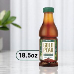 Gold Peak Sweetened Black Tea Bottle, 12/18.5 fl oz