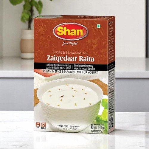 Shan Zaiqedaar Raita - Yogurt Seasoning Mix 40 gm box -case