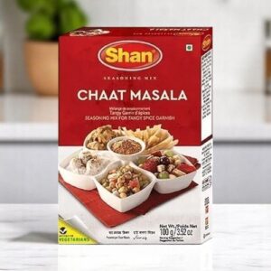 Shan Chaat Masala Mix 100 gm box -case