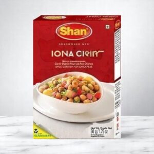 Shan Chana Chaat Spice Mix 50 gm box -case