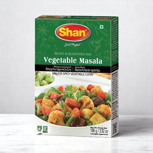 Shan Vegetable Masala 100 gm box -case